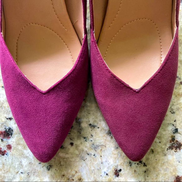 NWOT Purple Suede Pumps - Picture 9 of 9
